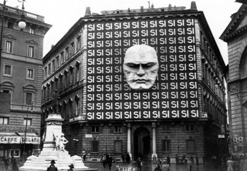 Mussolini's headquarters, 1934